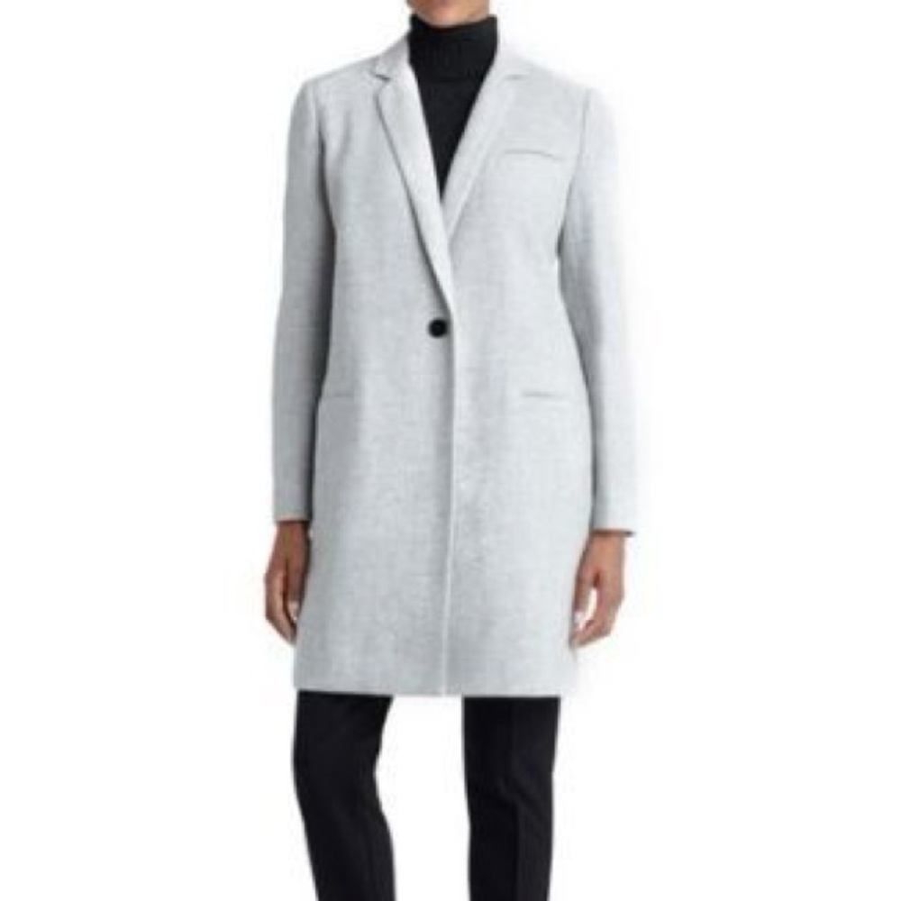 Lafayette 148 wool grey coat (NWT)